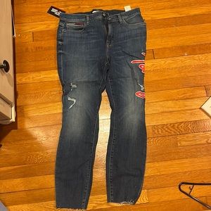 Tommy Hilfiger ripped jeans